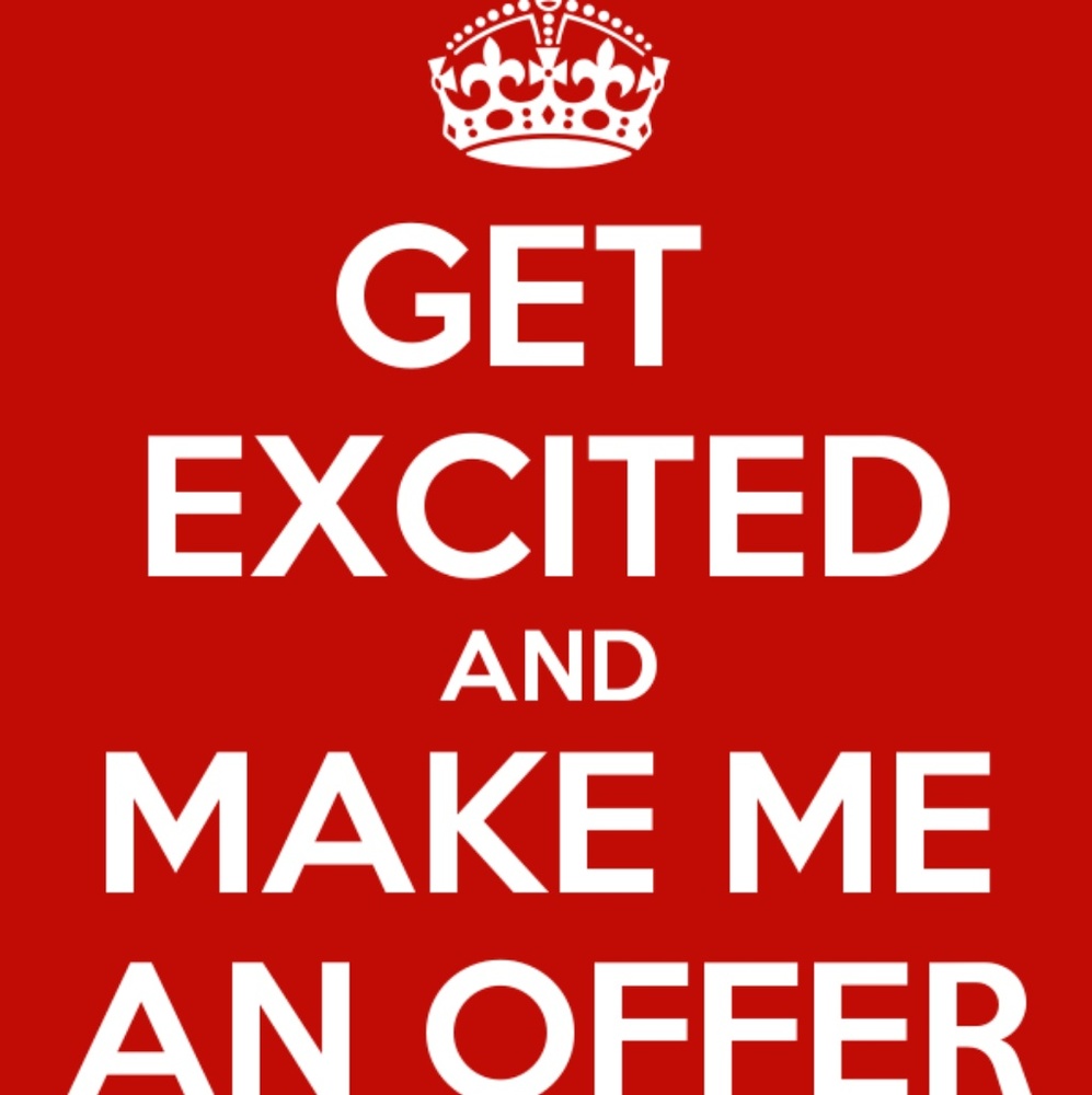 Accepting all reasonable offers!